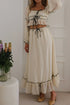 'Loomistry' Off-Shoulder Top and Skirt Set - Celes Fashion